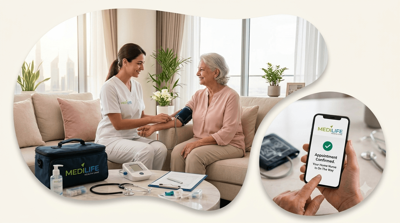 24 Hour Home Nurse Dubai | Medilife