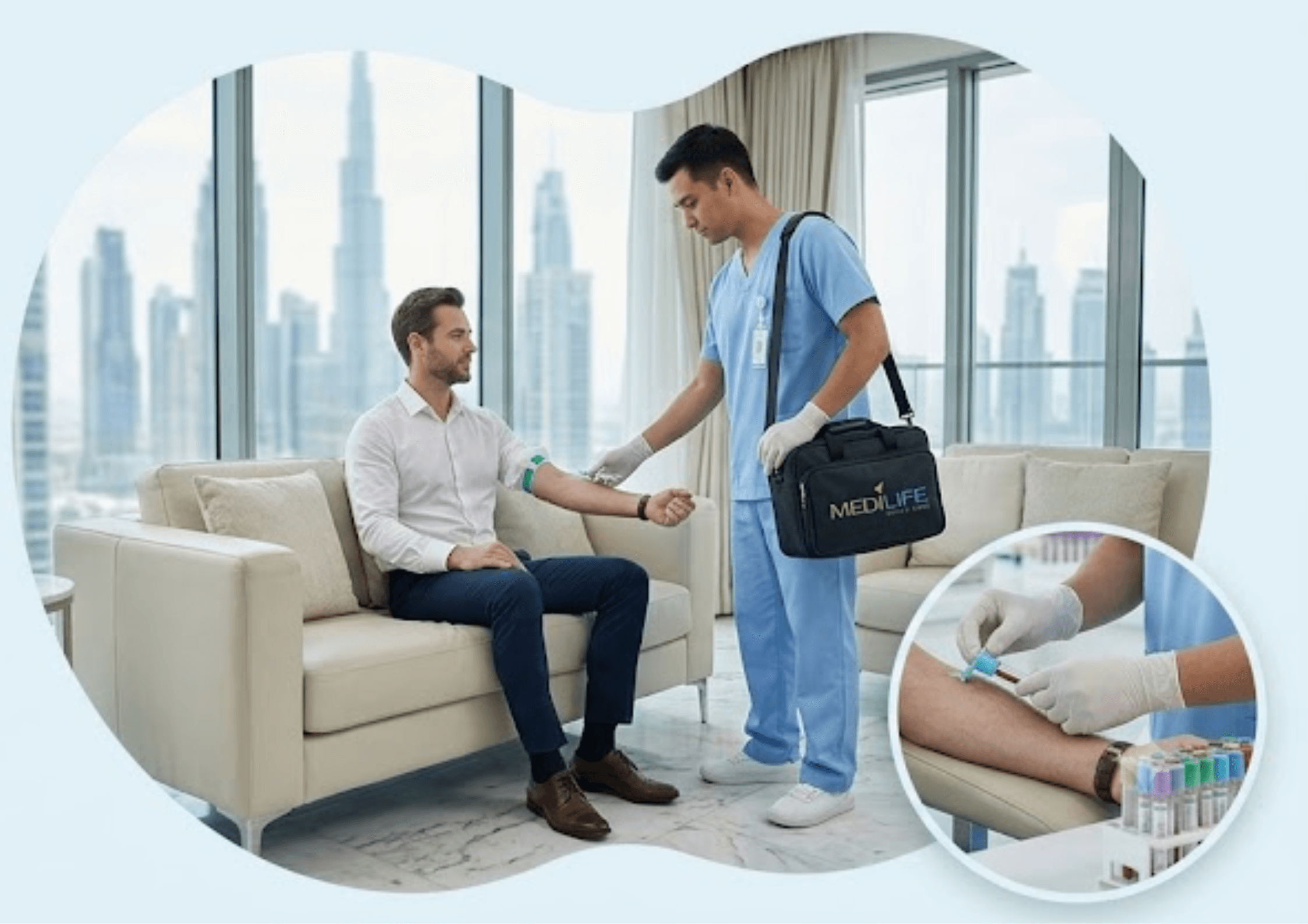 Lab Blood Test Dubai – Professional Blood Sample Collection at Home and Clinic